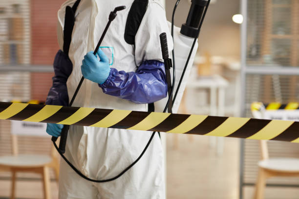 Professional Blood Cleanup technician working in Lee, NH